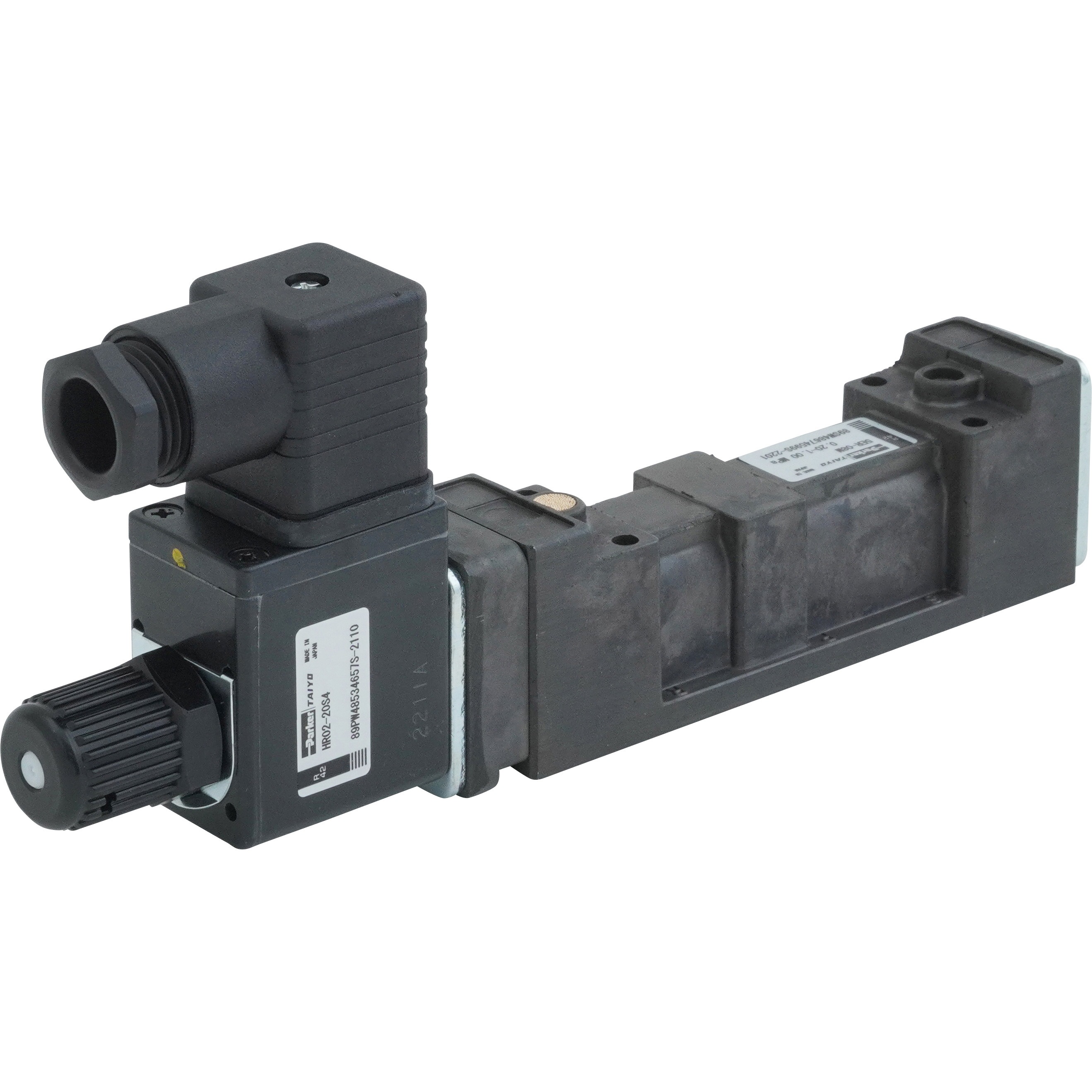 5ER-08M-20S4 SHバルブ ソフトシールタイプ(タイプE)(リターン) TAIYO 5ポート 空気用 オプション無 有効断面積25mm<sup>2</sup>  5ER-08M-20S4