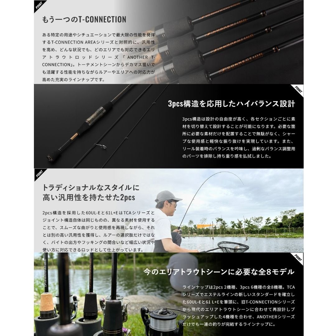 ジャッカルTCS-60ULエリアトラウトロッド 【公式通販】