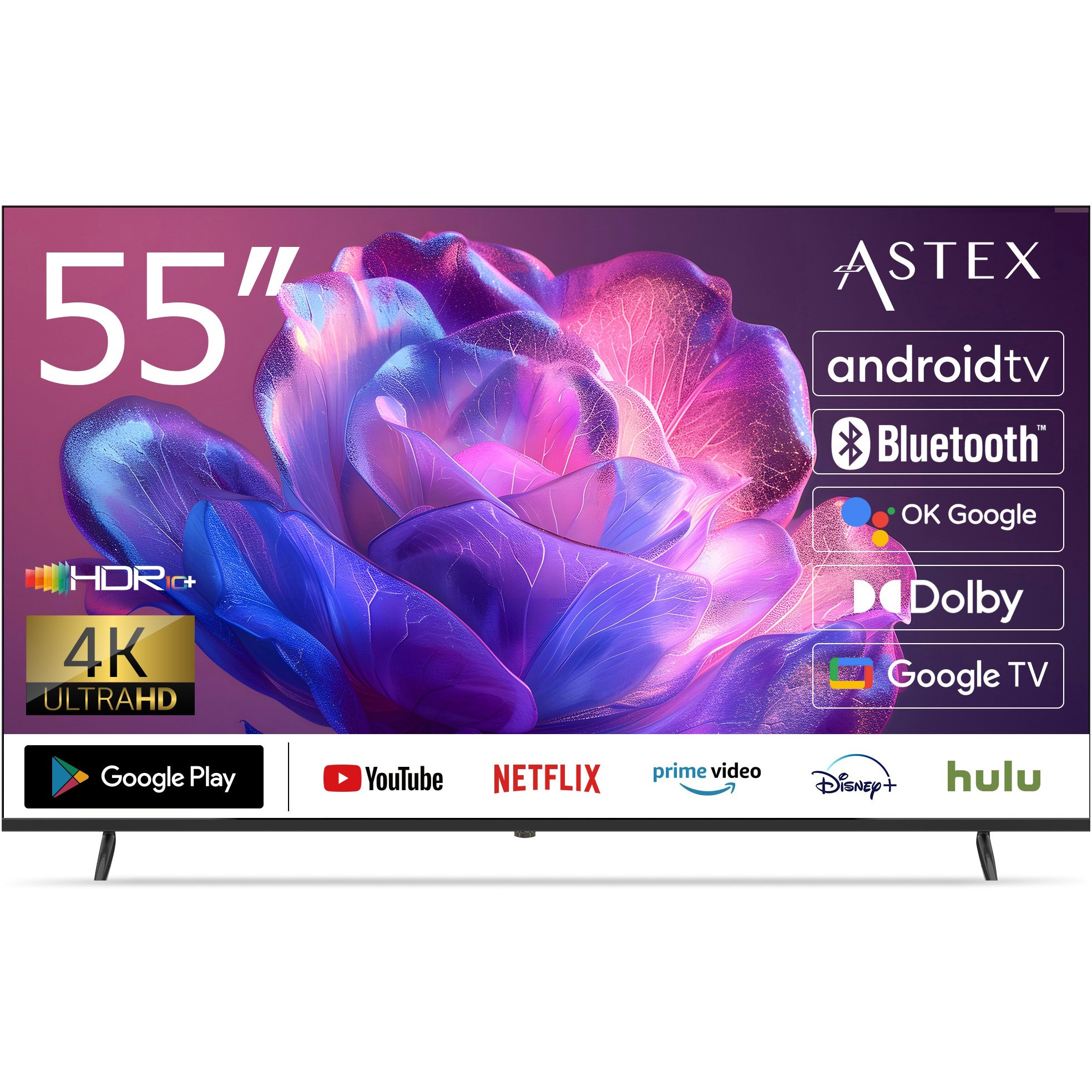 テレビ・映像機器 TCL 55P6K 55V型 4K液晶テレビGoogleTV搭載 YouTube