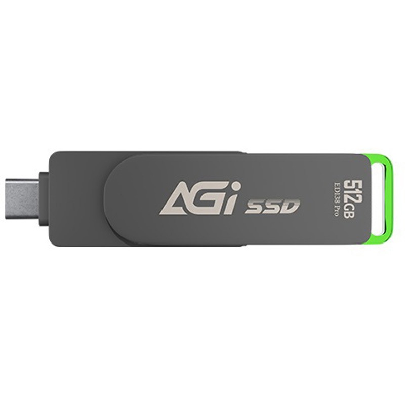AGI 2TB 外付け SSD、USB3.2 Gen2 Type-C to Type-C/Aケ AGI