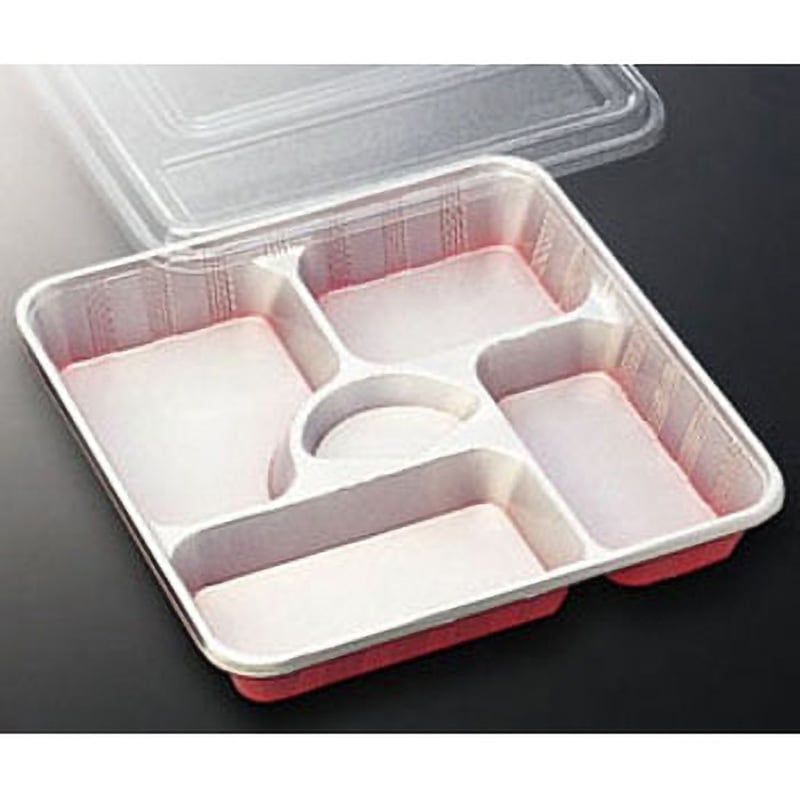 R-5-N DX仕切 透明蓋付 1ケース(20枚×12袋) 中央化学 【通販モノタロウ】