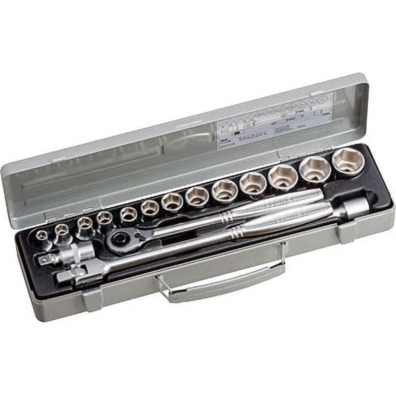 750MS ソケットレンチセット 750MS TONE(トネ/旧:前田金属工業) 差込角12.7mm 1セット(17点組)