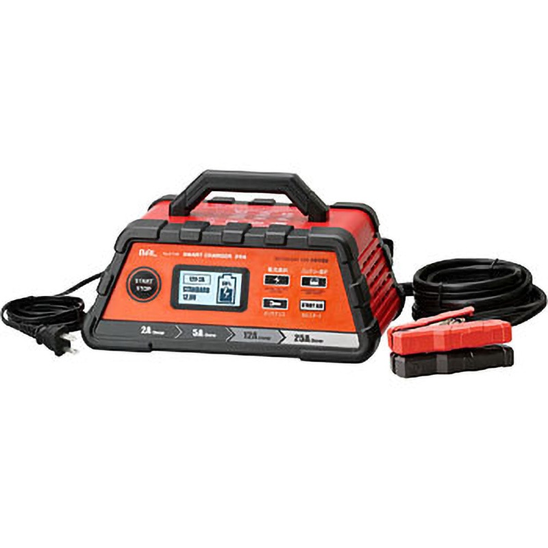 NO2708 12V・24Vバッテリー充電器 SMART CHARGE 25A 1台 大橋産業(BAL