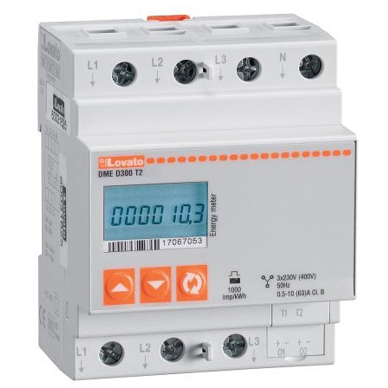 DMED300T2 電力計 LCD 6 + 1桁 DMEシリーズ 1個 Lovato 【通販モノタロウ】