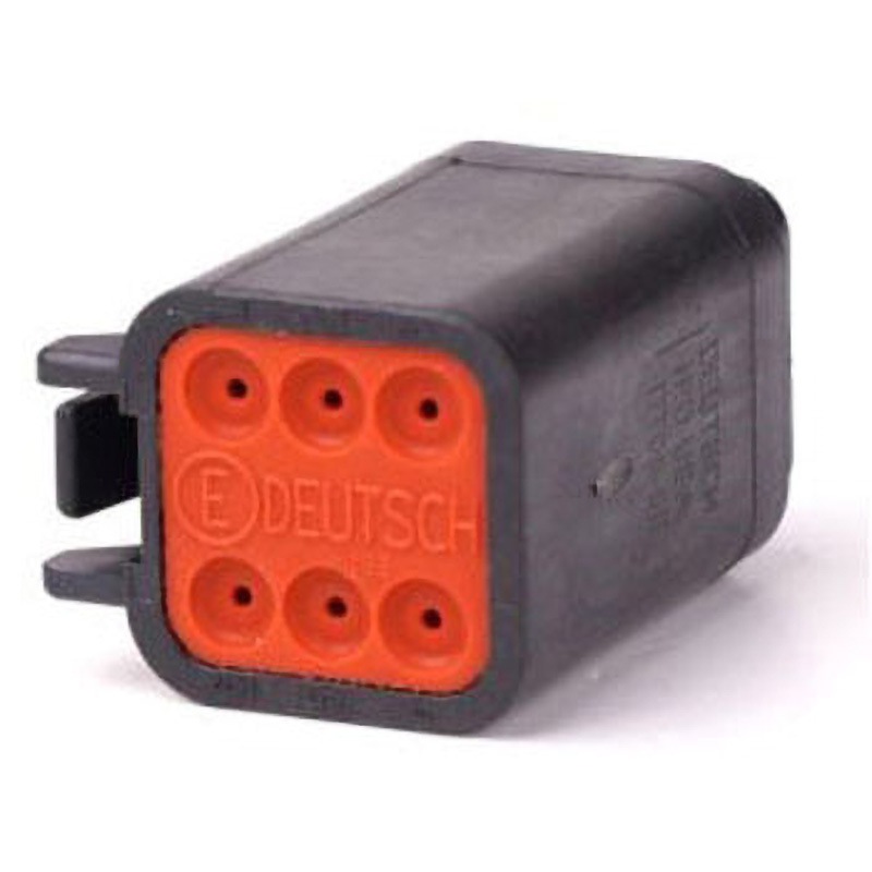 DT06-6S-CE06 自動車用コネクタ 6極 オス プラグハウジング 1袋 900個入 1袋(900個) DEUTSCH 【通販モノタロウ】