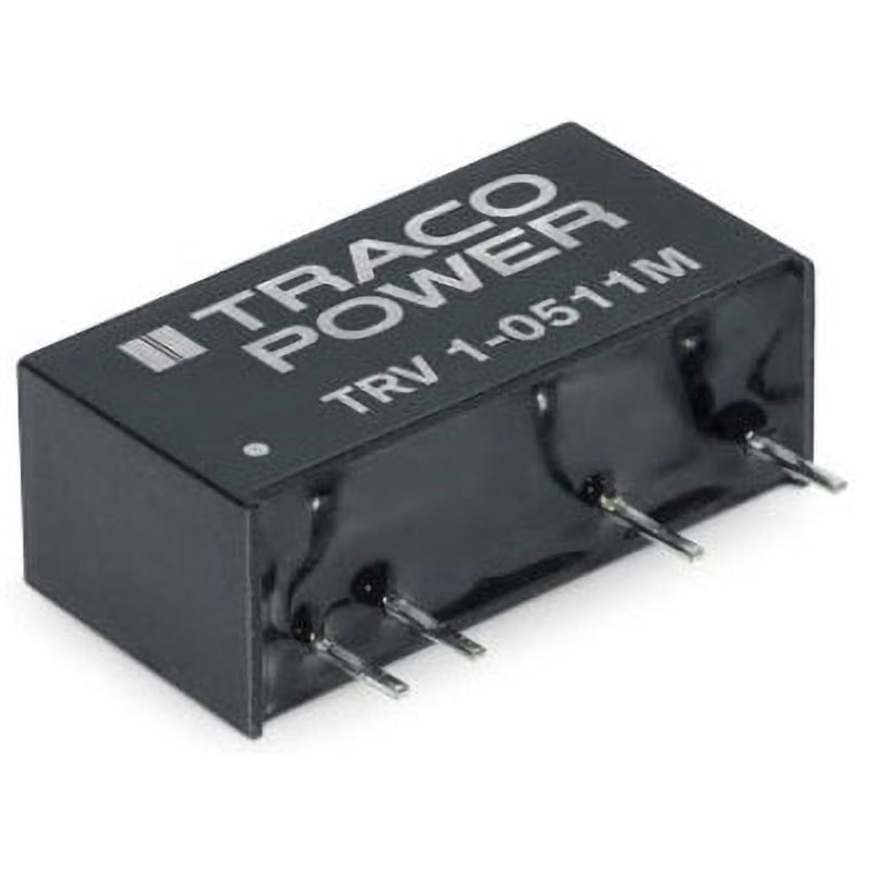 TRV 1-1513M 絶縁DC-DCコンバータ Vout：Output 1：15 Vdc 12 → 18 V dc 1W 1セット 5個入 1セット(5個) TRACO POWER 【通販モノタロウ】