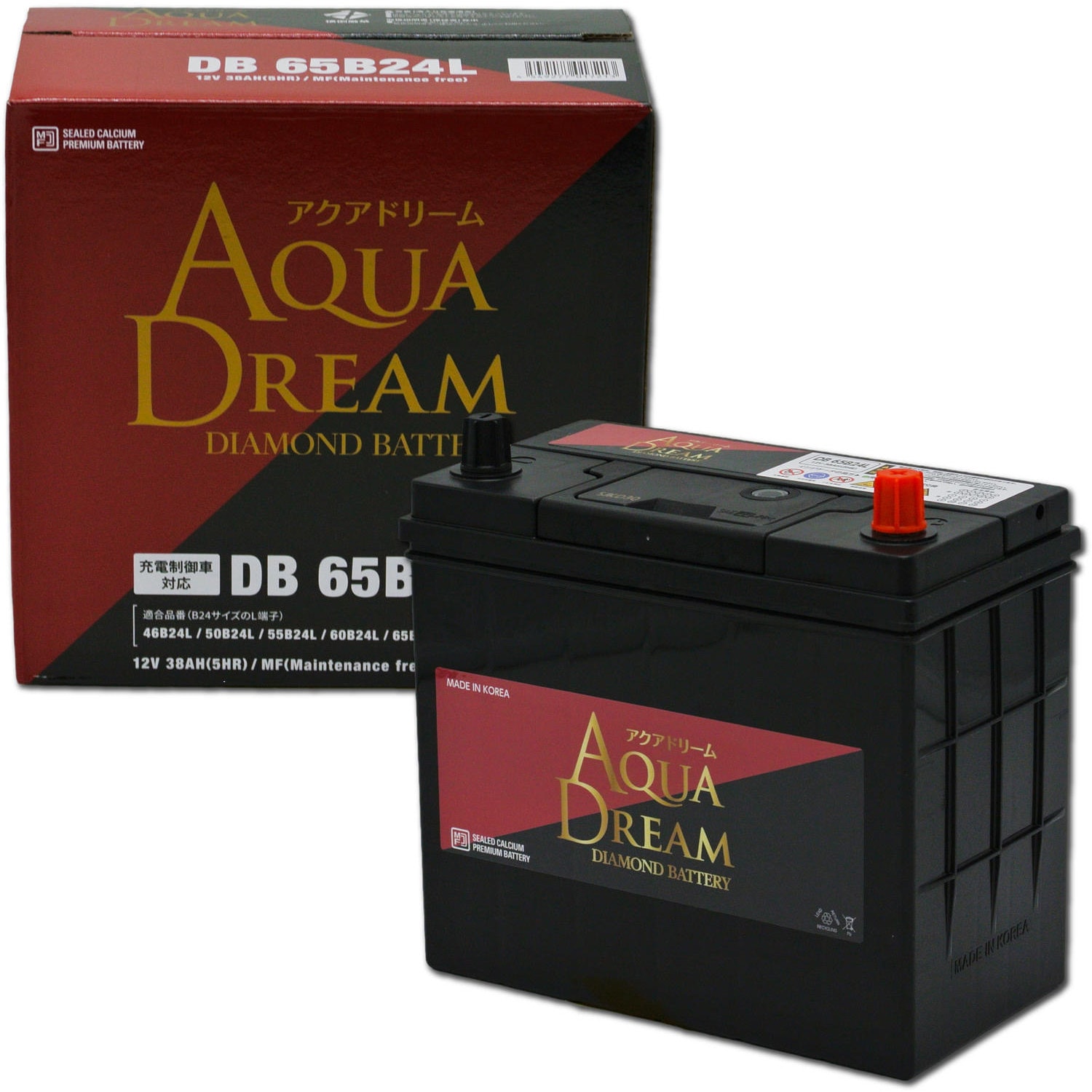 DB-65B24L 国産車用 充電制御車対応バッテリー DIAMOND BATTERY 1個 