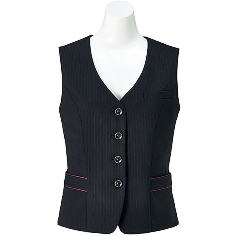 LV1180 ベスト LV1180 ボンマックス 女性用 ブラック×ピンク色 7号サイズ