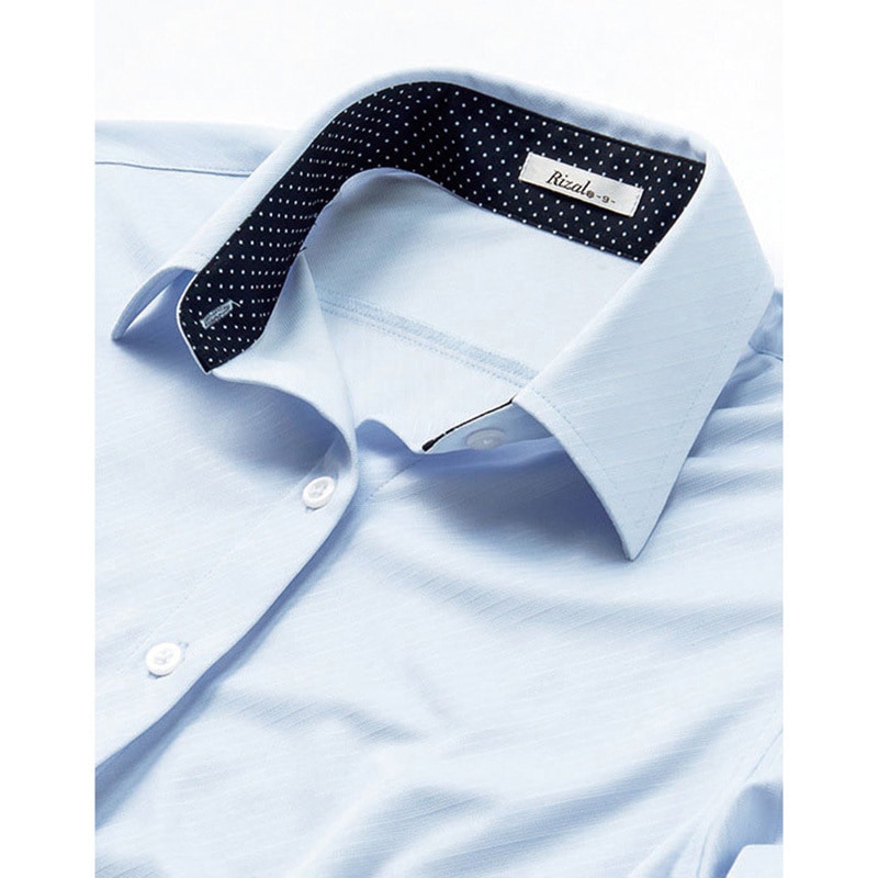 【お取り寄せ】ボンマックス 半袖ブラウス ブルー 21号 RB4552-6-21 RB4552（ボンマックス）｜事務服