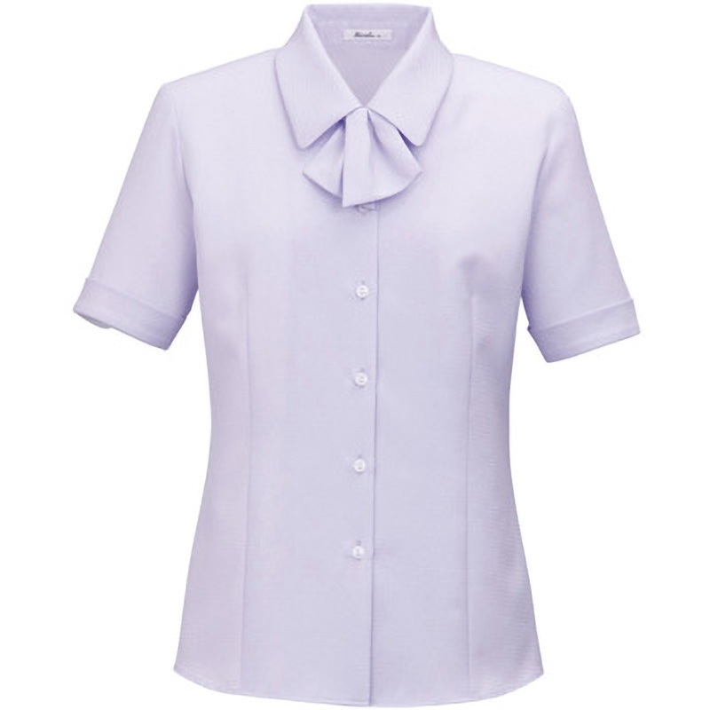 事務服 制服 BONMAX(ボンマックス)半袖ブラウス RB4534大きいサイズ21号 RB4534 半袖ブラウス RB4534 ボンマックス 女性用 ラベンダー色 13号