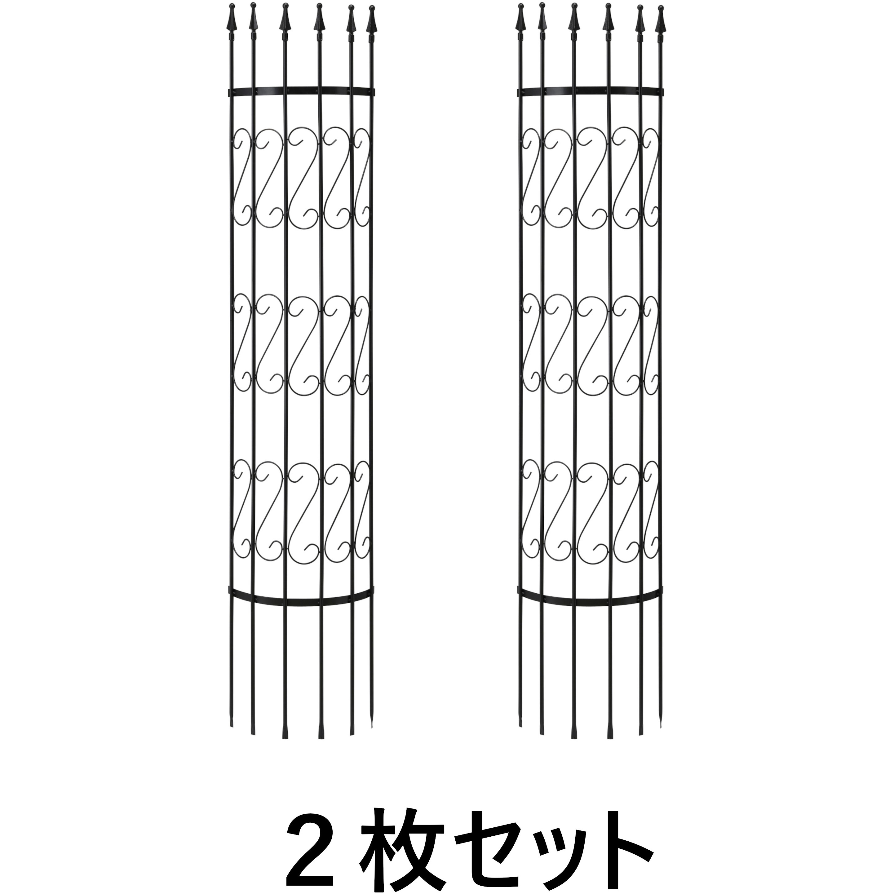 RDT-180M/2S ラウンドトレリス 1セット(2枚) タカショー 【通販モノタロウ】