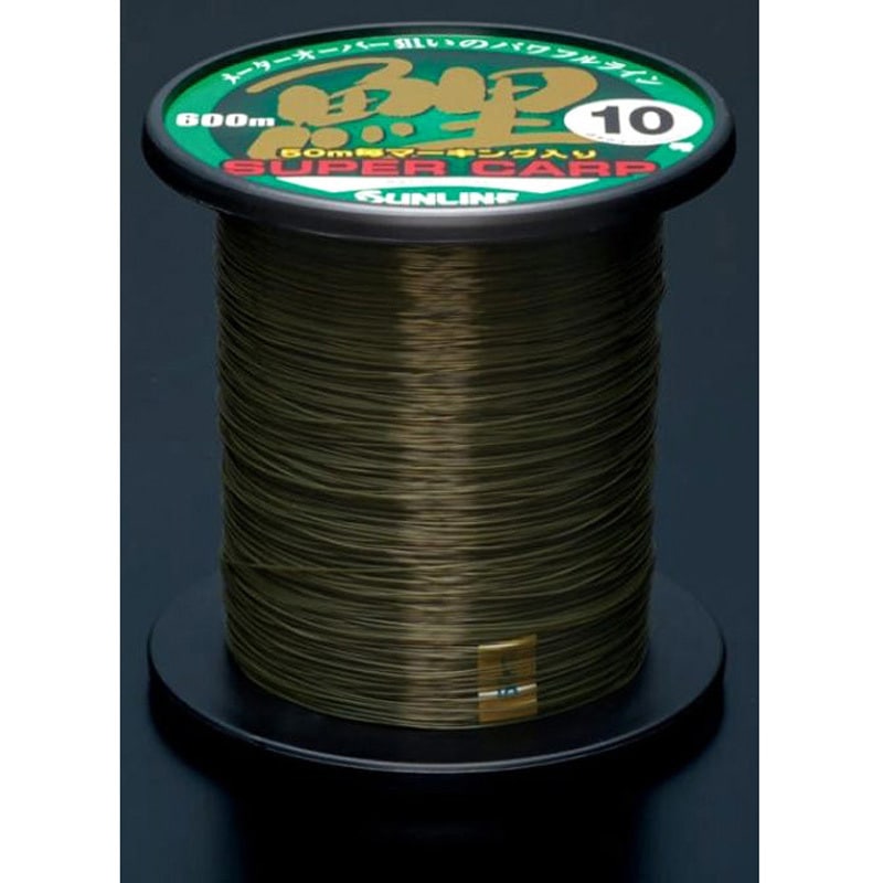 スーパー鯉 SUPER CARP SUNLINE ナイロン マットレッドブラウン色 1個
