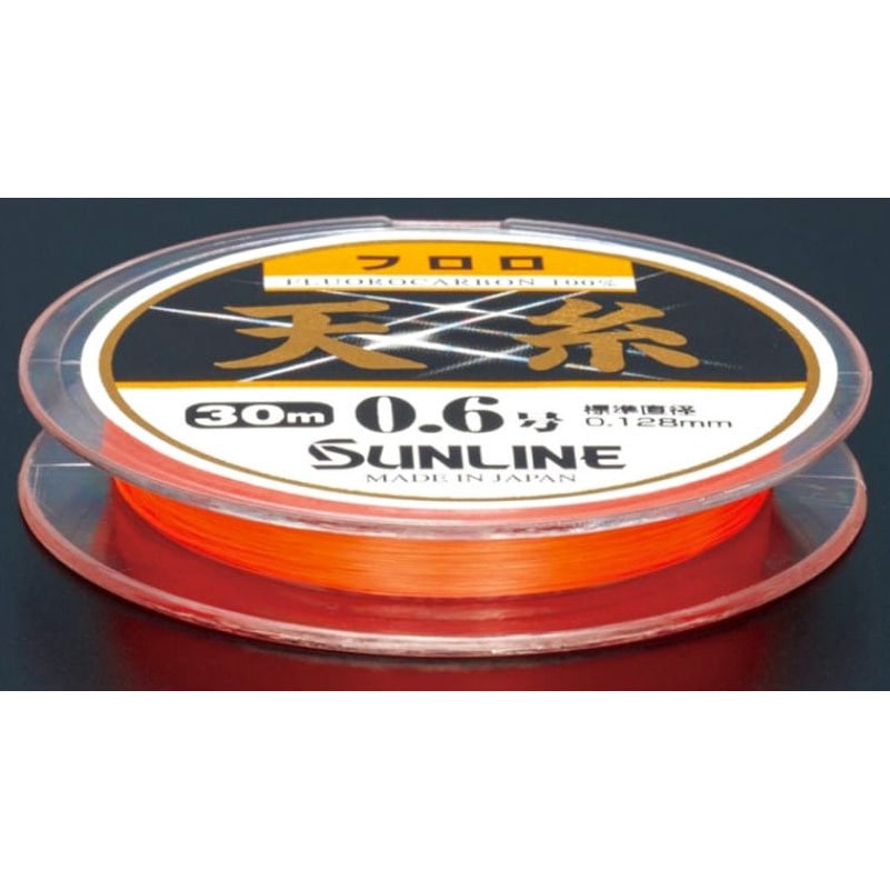 天糸 フロロ SUNLINE マットフラッシュオレンジ色 - 【通販