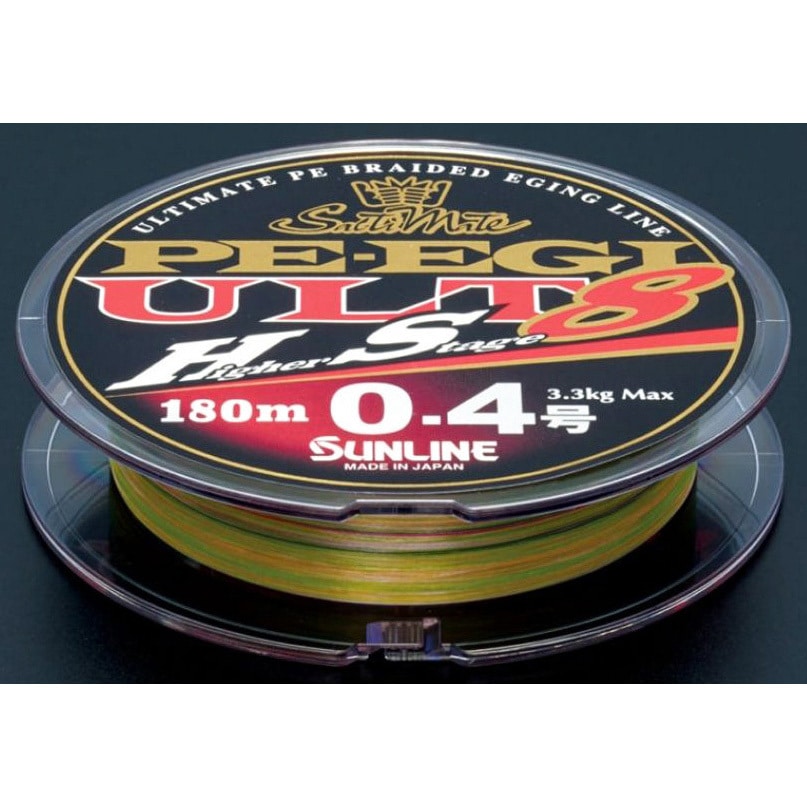ソルティメイト PEエギULT HS8 SUNLINE 10m×3色