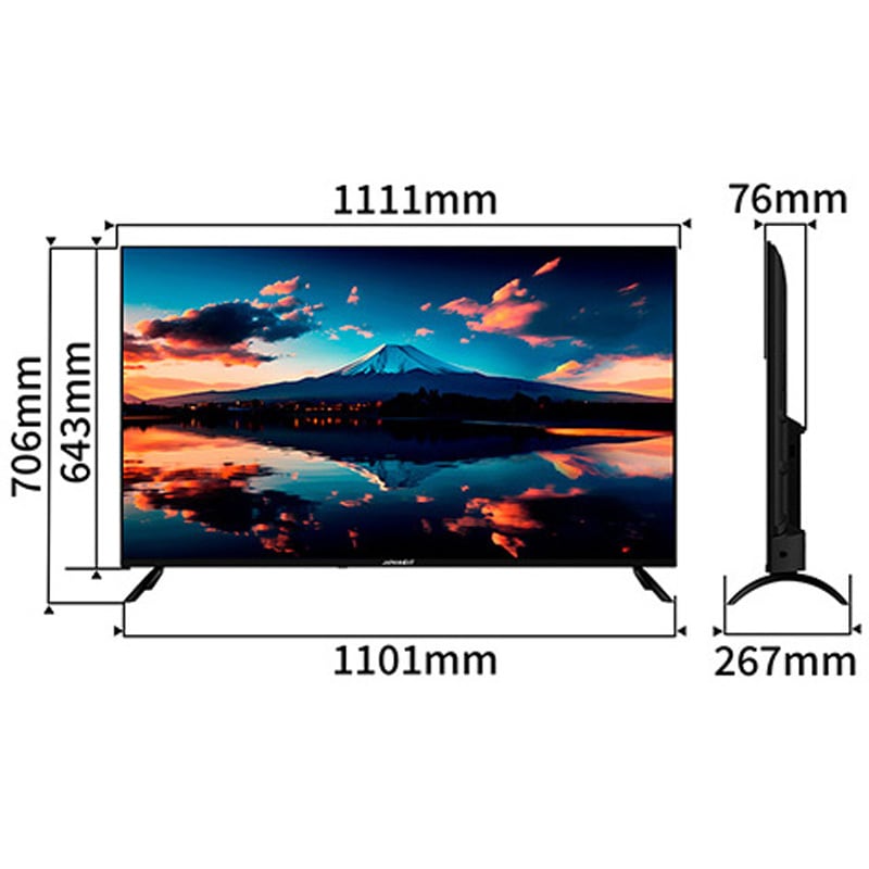 JN-IPS50UHDR-U 液晶ディスプレイ 50型/3840×2160/HDMI×3、USB×2