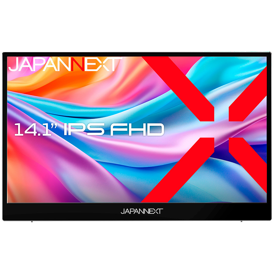 JN-MD-IPS141FHDR 液晶ディスプレイ 14.1型/1920×1080/miniHDMI×1、USB-C×2/ブラック/スピーカー有/2年保証 JAPANNEXT パネル駆動方式IPS(ADS) 非光沢 応答速度16ms(GtoG)