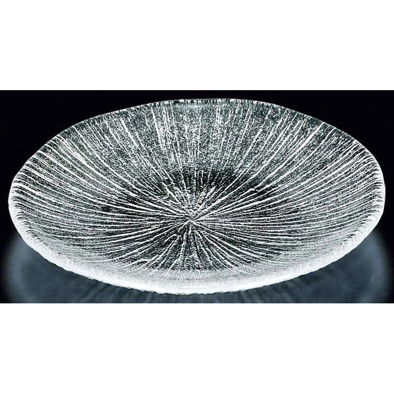 46211* なぎさ丸型 小皿 東洋佐々木ガラス 高さ17mm 1箱(6個)