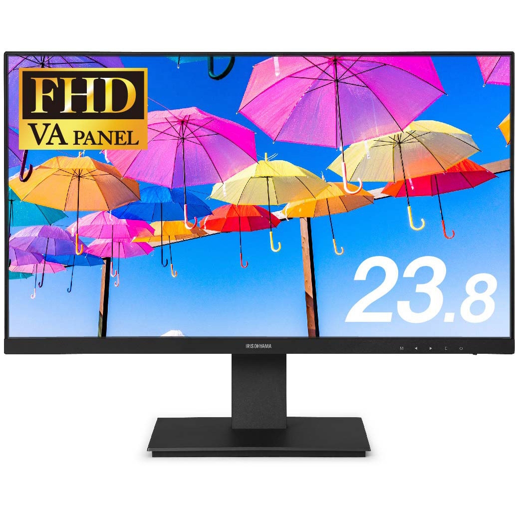美品 IRIS OHYAMA 液晶ディスプレイ ILD-D23FHT-B ILD-D23FHT-B 液晶ディスプレイ 23.8インチ アイリスオーヤマ