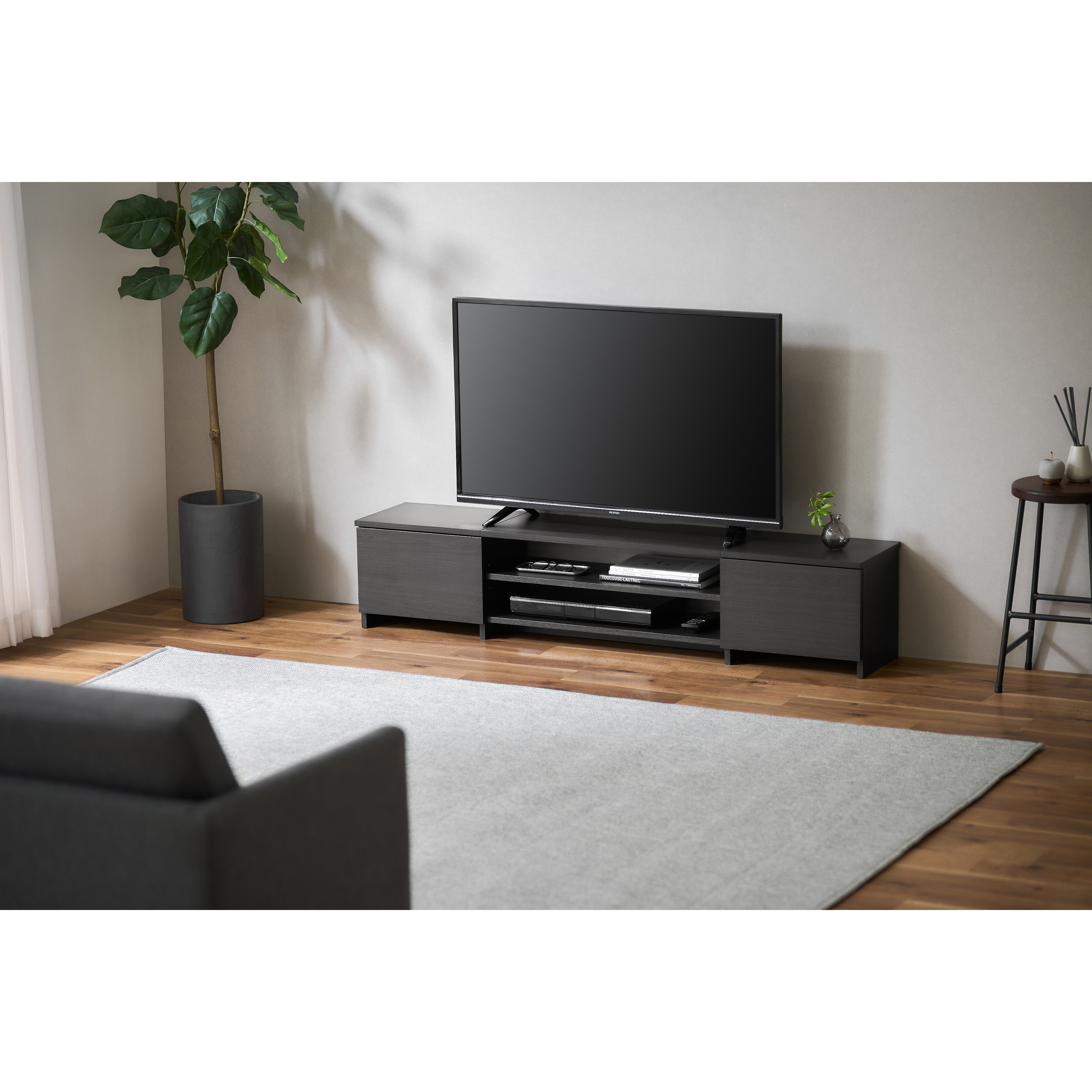 BAB-150R AVボード ボックスタイプ アイリスオーヤマ ブラック色 幅