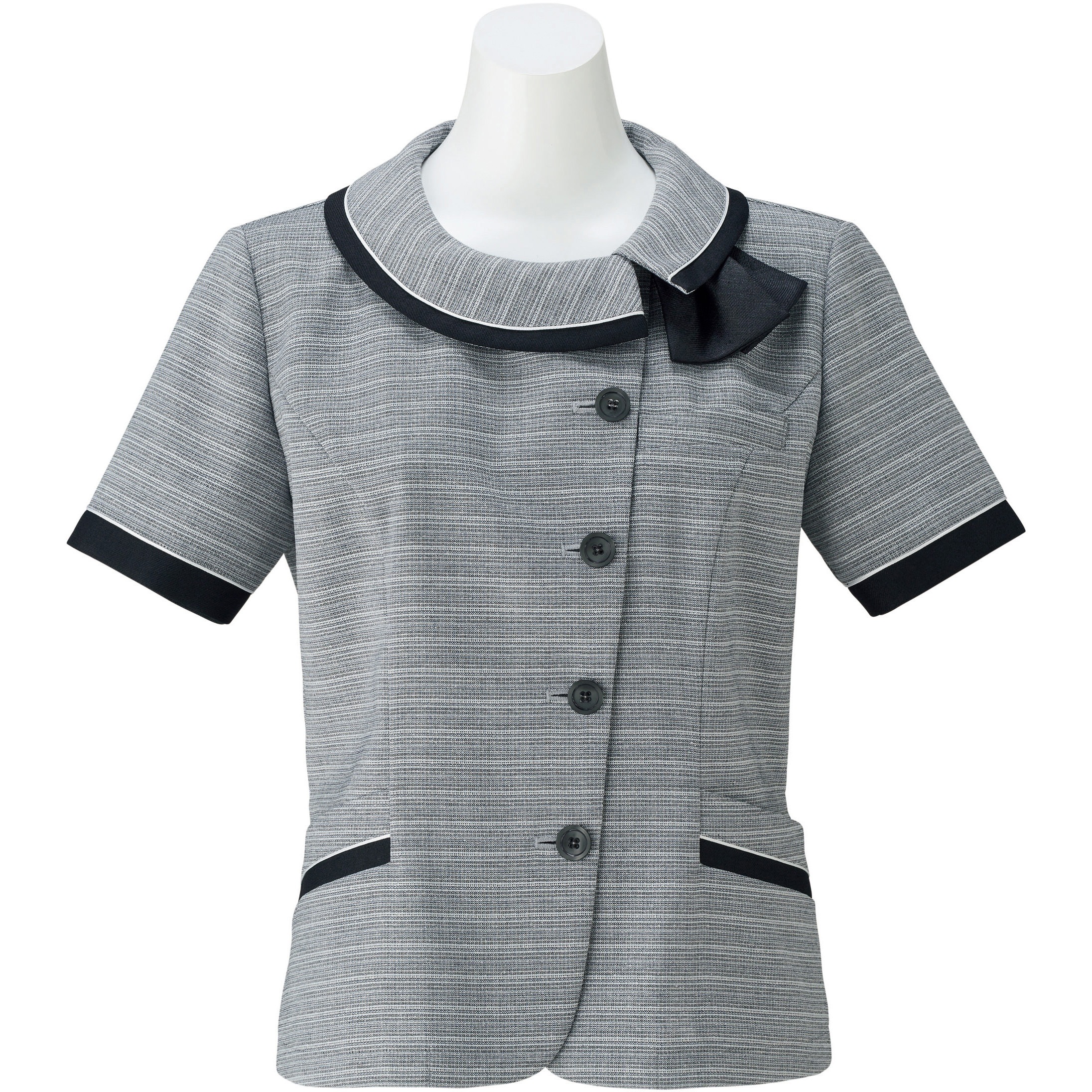 LJ0767 ソフトジャケット LJ0767 ボンマックス 女性用 グレイ×ブルー色 11号サイズ