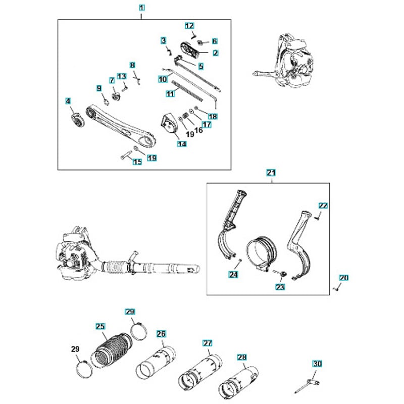 576562401 ゼノア エンジンブロワー EBZ7500 部品 アクセサリー ゼノア レバー - 【通販モノタロウ】