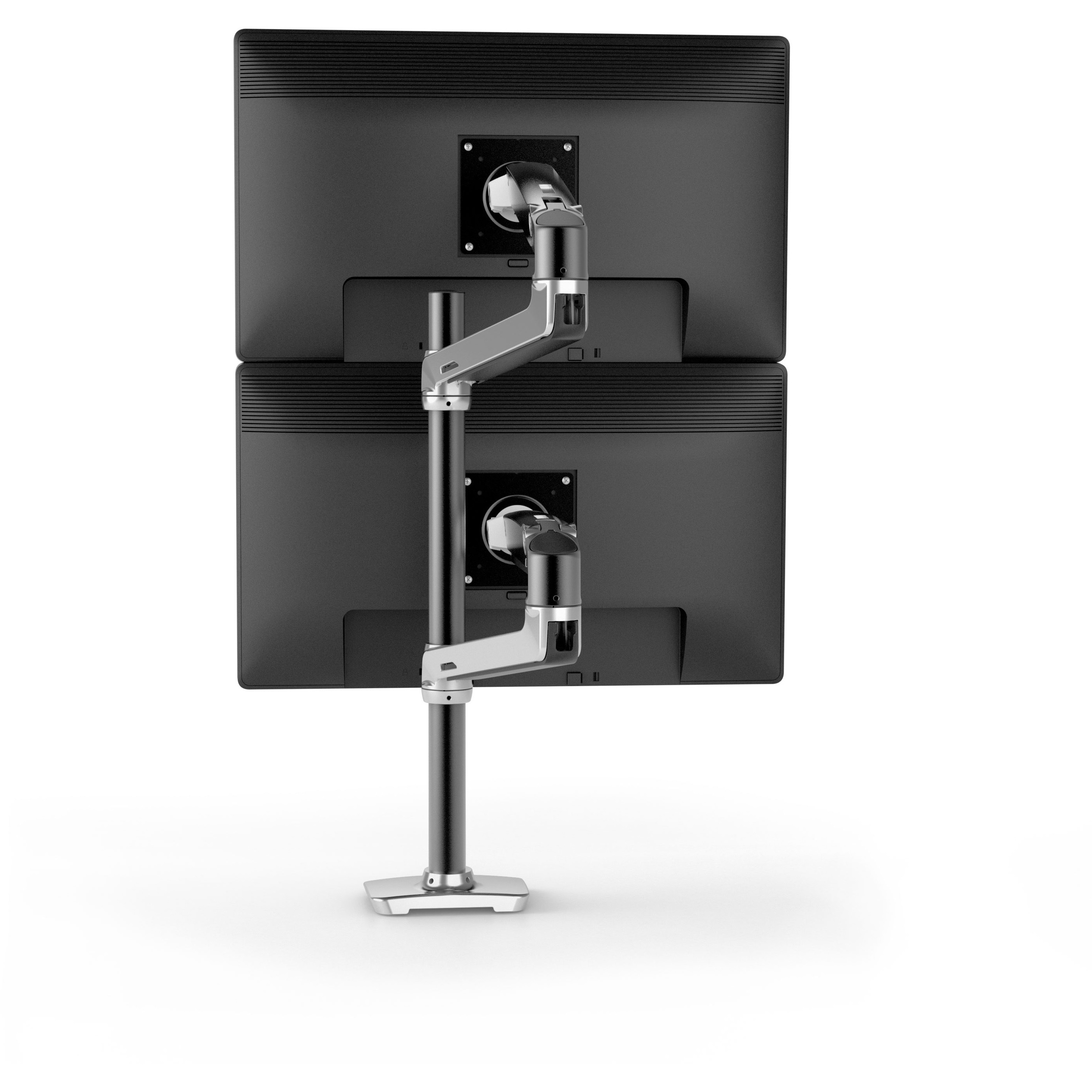 45-549-026 エルゴトロン LX デュアル モニターアーム 縦/横型 ロングポール 長身ポール 2画面 アルミニウム 40インチ(3.2～10kg/1モニター)まで VESA規格対応 1個 ERGOTRON(エルゴトロン) 【通販モノタロウ】