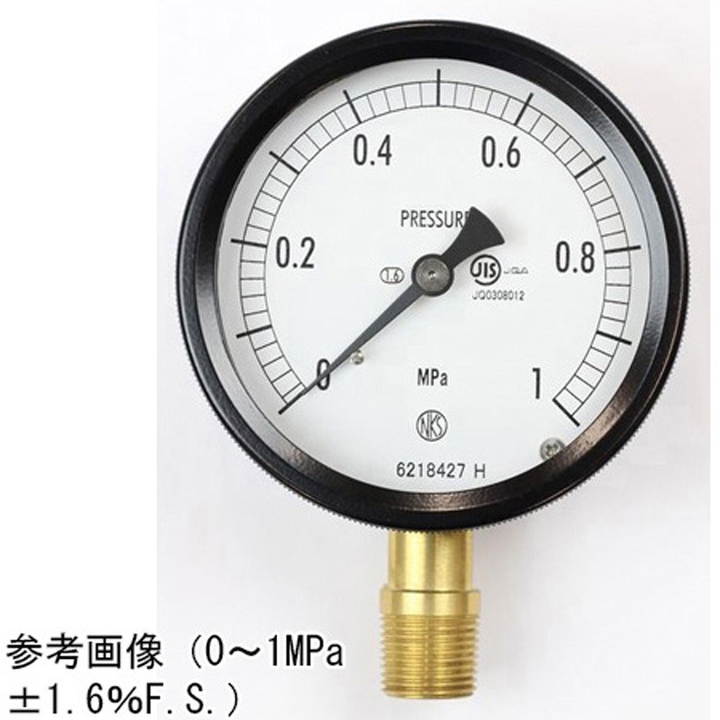 BC10-181 密閉型圧力計(75Φ)立形A枠 BC10-181シリーズ 1個 長野計器 【通販モノタロウ】