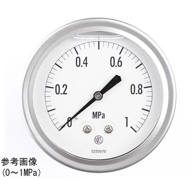 GV47-183 グリセリン入圧力計(100Φ) GV47-183シリーズ 1個 長野計器 【通販モノタロウ】