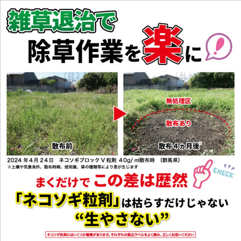 レオマスオ様　無農薬　5Kg 大粒サイズ 5kg ネコソギブロックV粒剤 1袋(5kg) レインボー薬品 【通販モノタロウ】