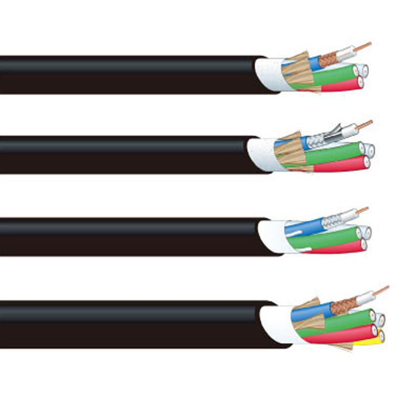 V5-5C-EM 100m 75Ω同軸マルチケーブル カナレ電気 外径19.2mm 1巻(100m