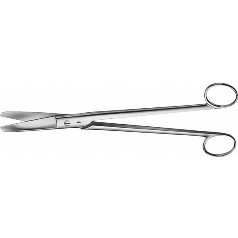 BC762R 子宮剪刀 BCシリーズ ビー・ブラウンエースクラップ 鈍/鈍 直 全長250mm   BC762R