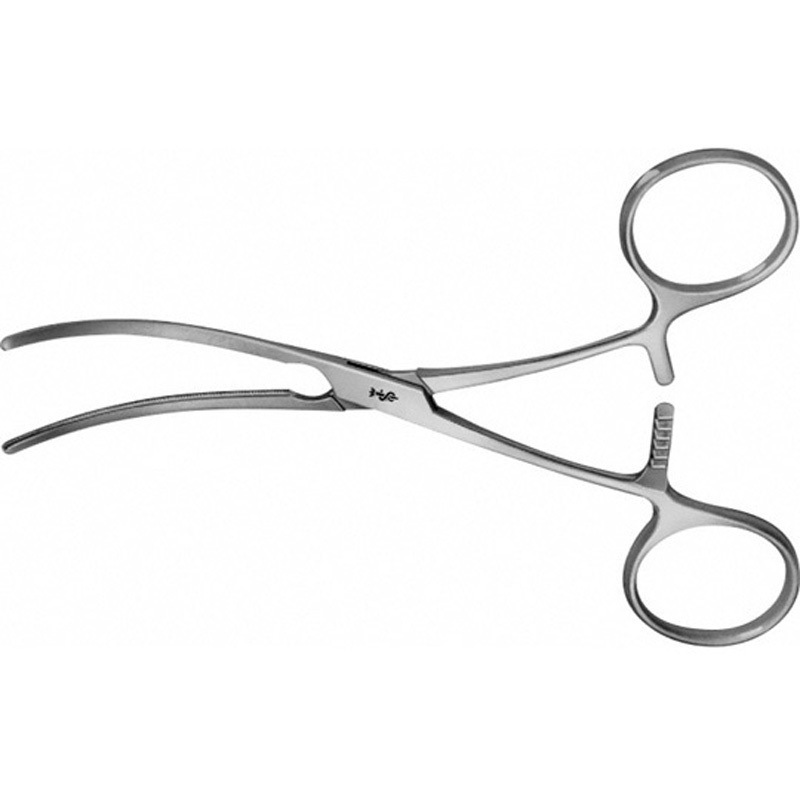 FB542R ブルドッグ鉗子 ドゥベーキー 無外傷性 FBシリーズ ビー・ブラウンエースクラップ 無外傷性 S字 12.5cm   FB542R