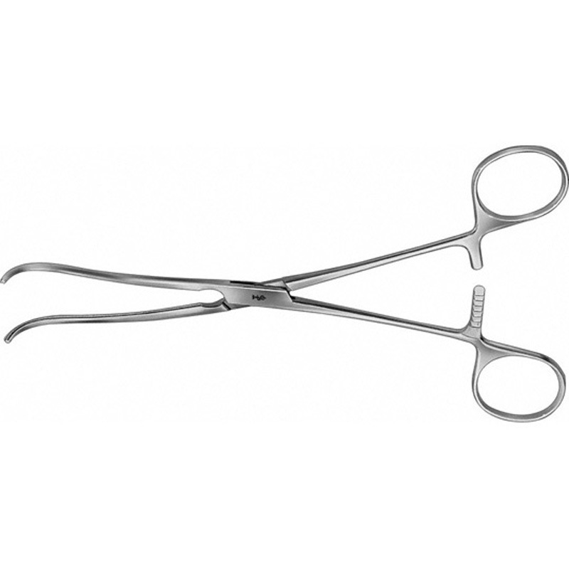 FB484R 剥離・結紮鉗子 ドゥベーキー 無外傷性 強弯 FBシリーズ ビー・ブラウンエースクラップ 無外傷性 強弯 全長190mm   FB484R