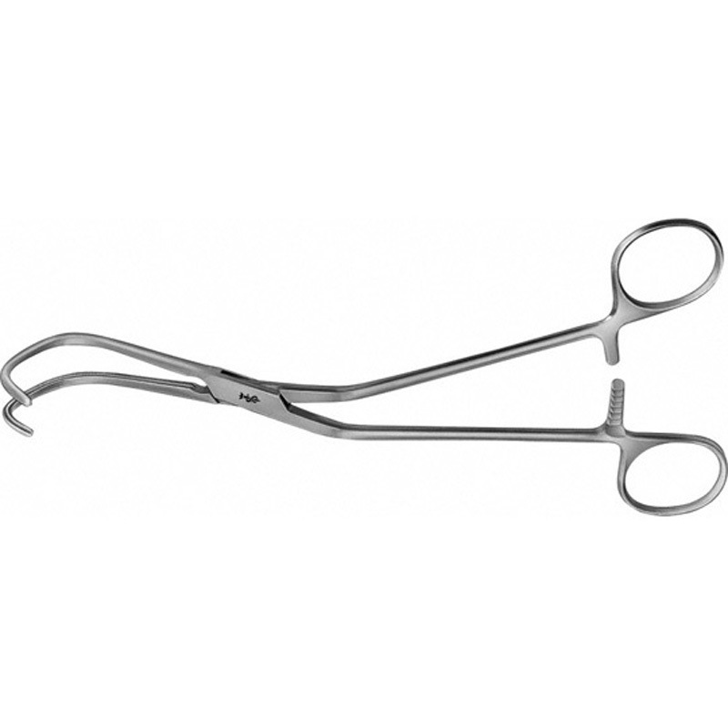 FB490R 大動脈吻合鉗子 無外傷性 FBシリーズ ビー・ブラウンエースクラップ 無外傷性 弯曲 21.5cm   FB490R