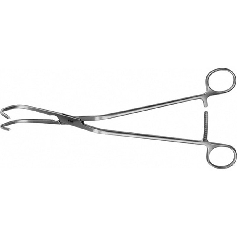 FB491R 大動脈吻合鉗子 無外傷性 FBシリーズ ビー・ブラウンエースクラップ 無外傷性 弯曲 25.5cm   FB491R