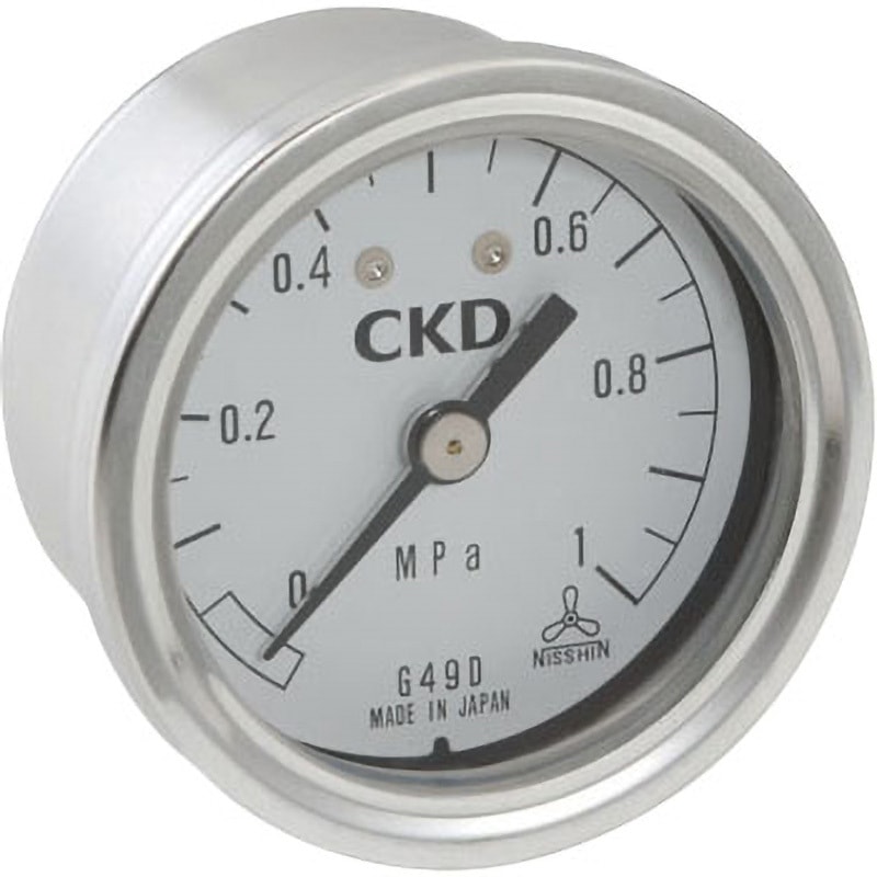 圧力計 セフティマーク付圧力計 G40D｜機器商品｜CKD株式会社