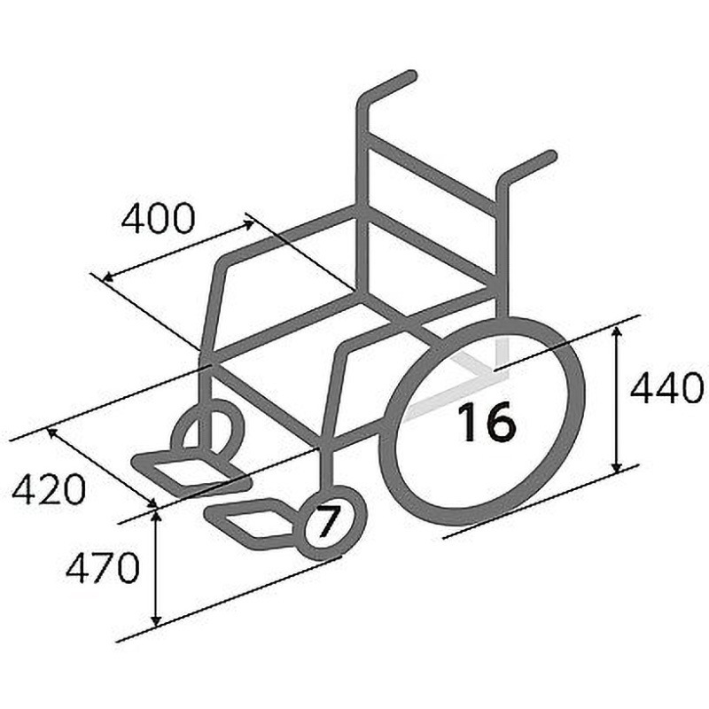 CM-260 #36 肘跳ね上げ多機能介助車(ハイブリッドタイヤ) 1台