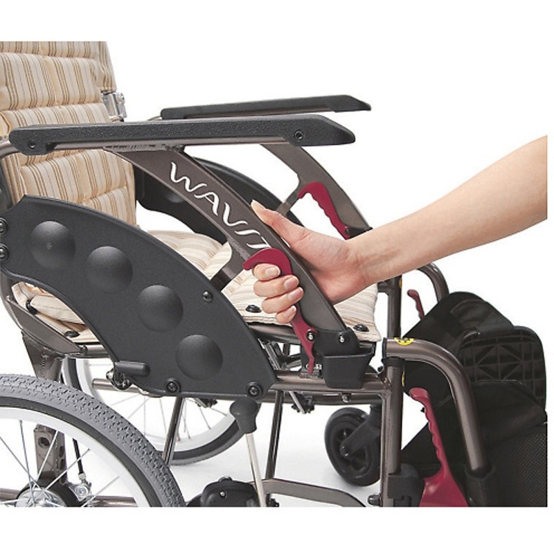 NWAP22-42S 車椅子(アルミ製・ウェイビットプラス) 1個 カワムラ