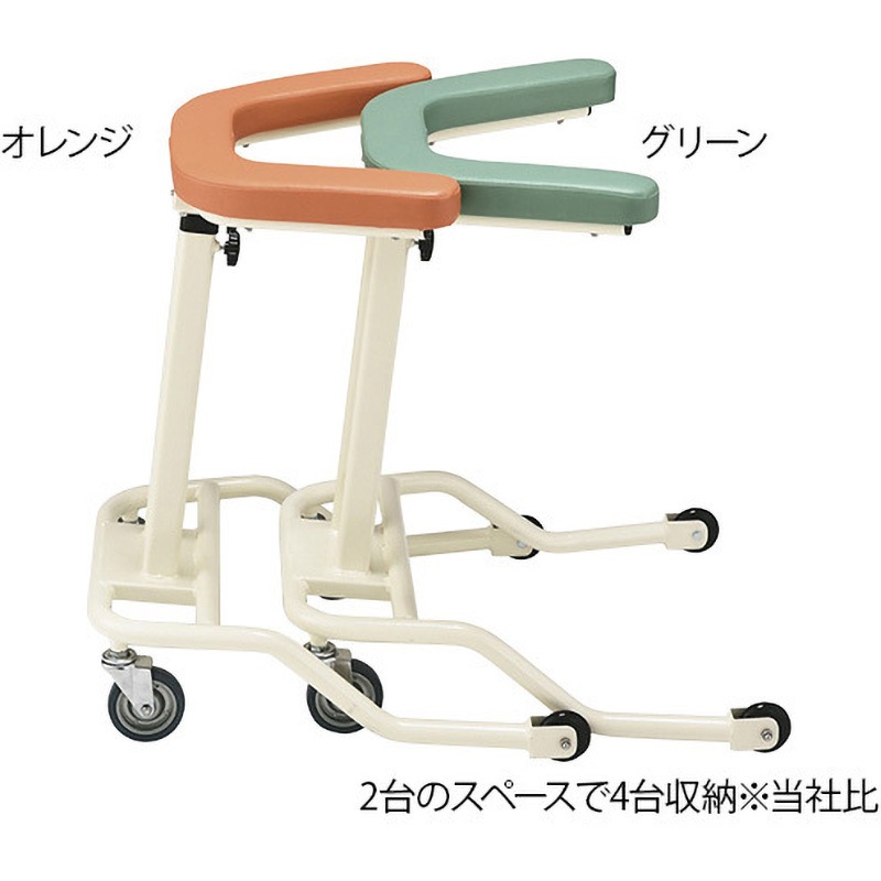 らくらくあるくんR　ネスティング歩行器・トール らくらくあるくん(R)～低床型～(ネスティング歩行器) ナビス(アズワン