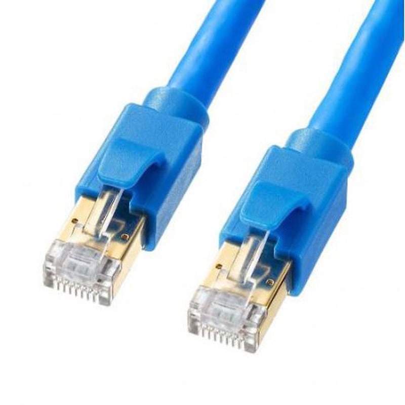 EA764BB-456 LANケーブル(CAT8/ScTPタイプ/ブルー) EA764BBシリーズ 1本 エスコ 【通販モノタロウ】
