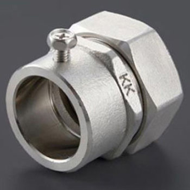 EA947SL-106 ねじ無しコネクター(ストレート/薄鋼/ステンレス) EA947SLシリーズ 1個 エスコ 【通販モノタロウ】