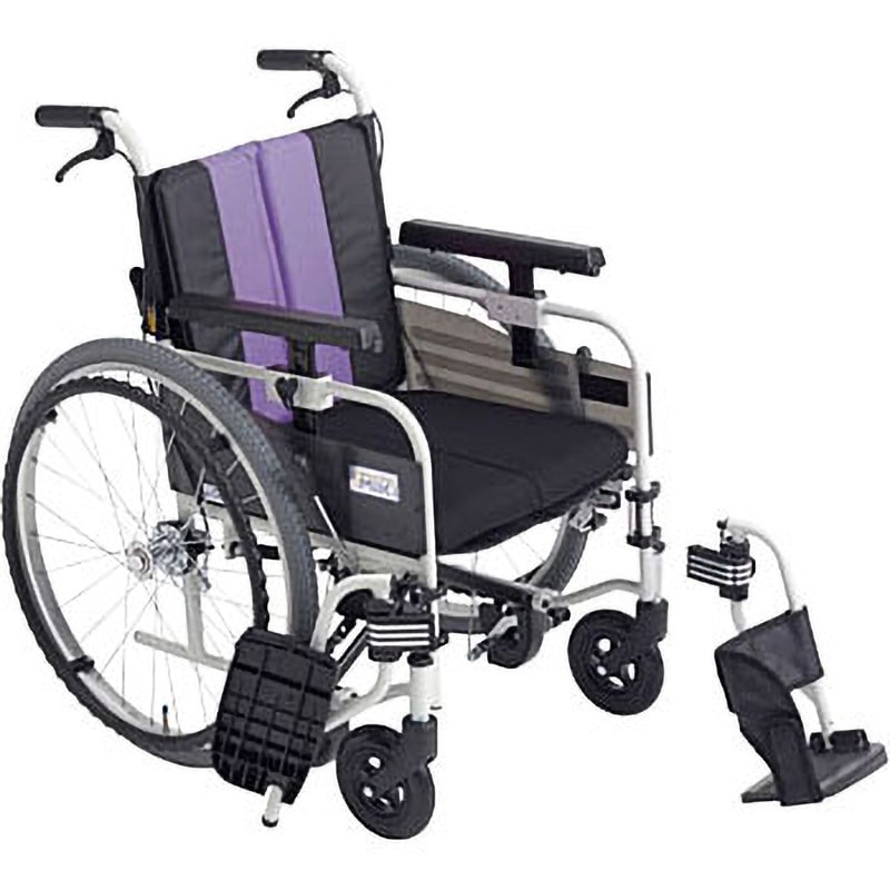 【返品?交換対象商品】 MBY-41BSW 自動ブレーキ付車いすとまっティー ミキ 背折 自走 車椅子
