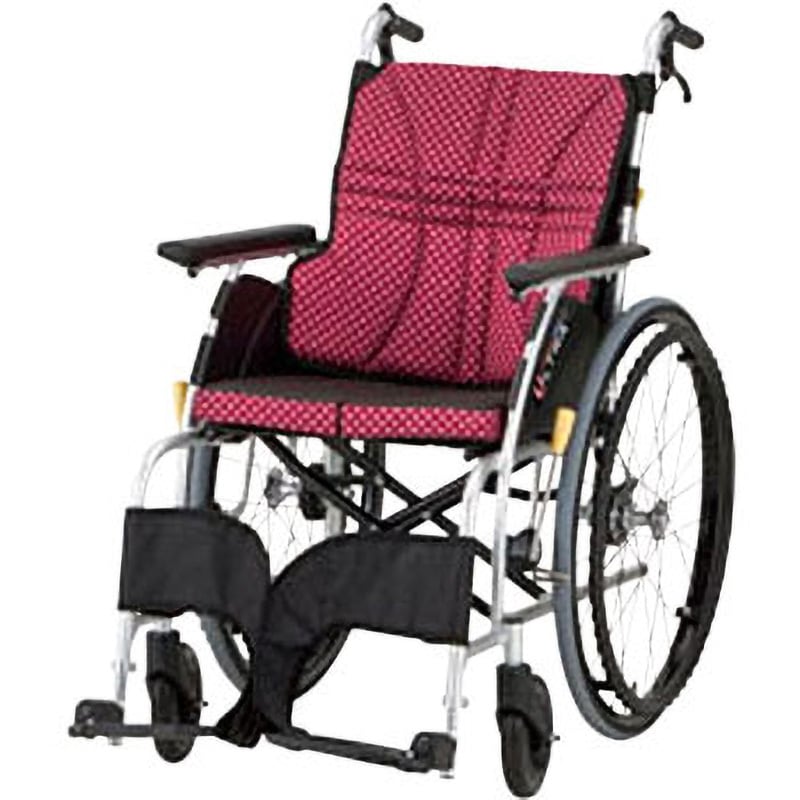 NISSIN 日進医療器 NA-U1 ウルトラシリーズ アルミ製 自走式車椅子 NA-U1 車いすウルトラ(自走用・アルミ製) 1台 日進医療器(車イス