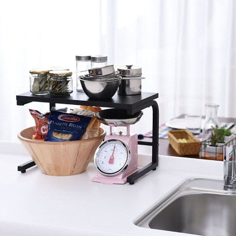 RKS-4022(BK) サポートラック YAMAZEN(山善) ブラック色 幅400mm