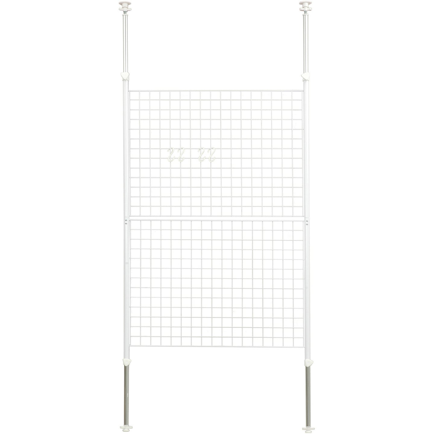 専用パーテンション　90cm SP-90(W) 突っ張りパーテーション YAMAZEN(山善) ホワイト色