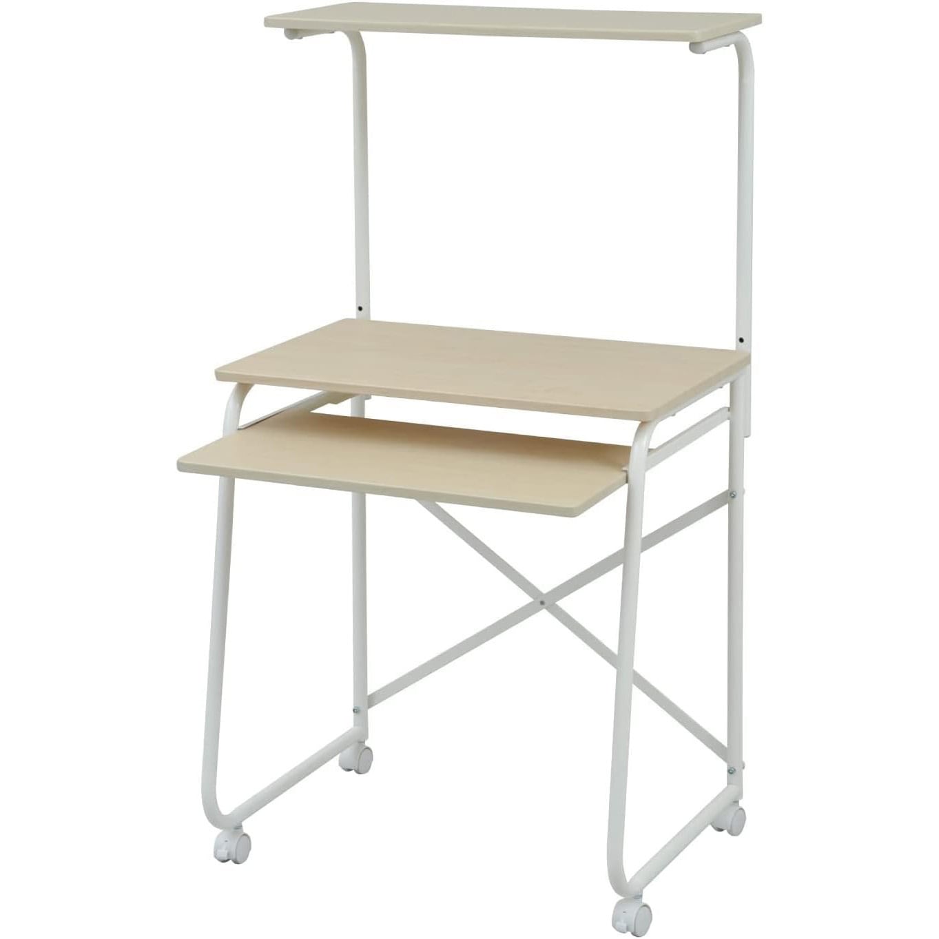 パソコンデスク キャスター付き YAMAZEN(山善) パソコンラック 【通販