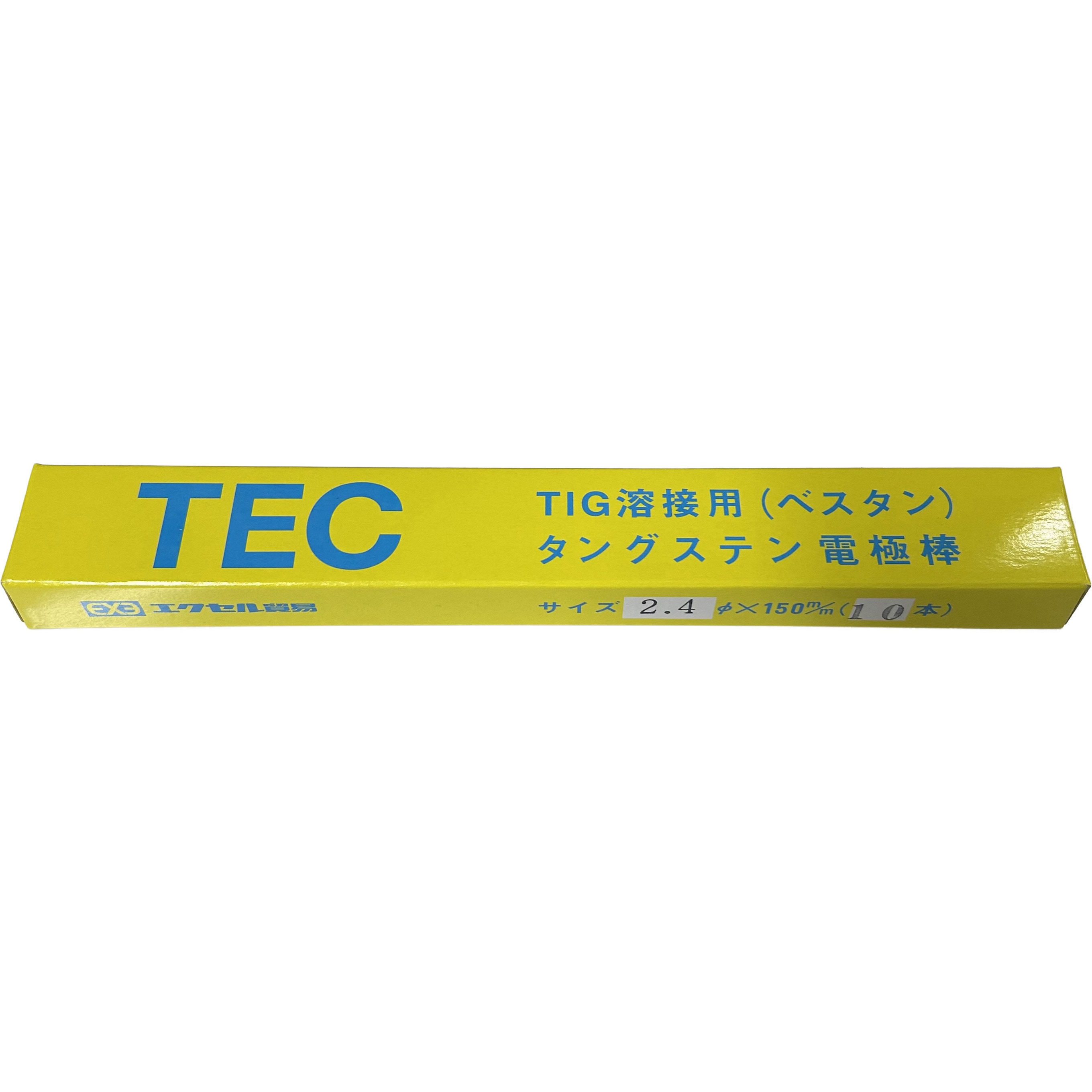 2.4×150 TECべスタン エクセル貿易 棒径2.4mm棒長150mm 1箱(10本 