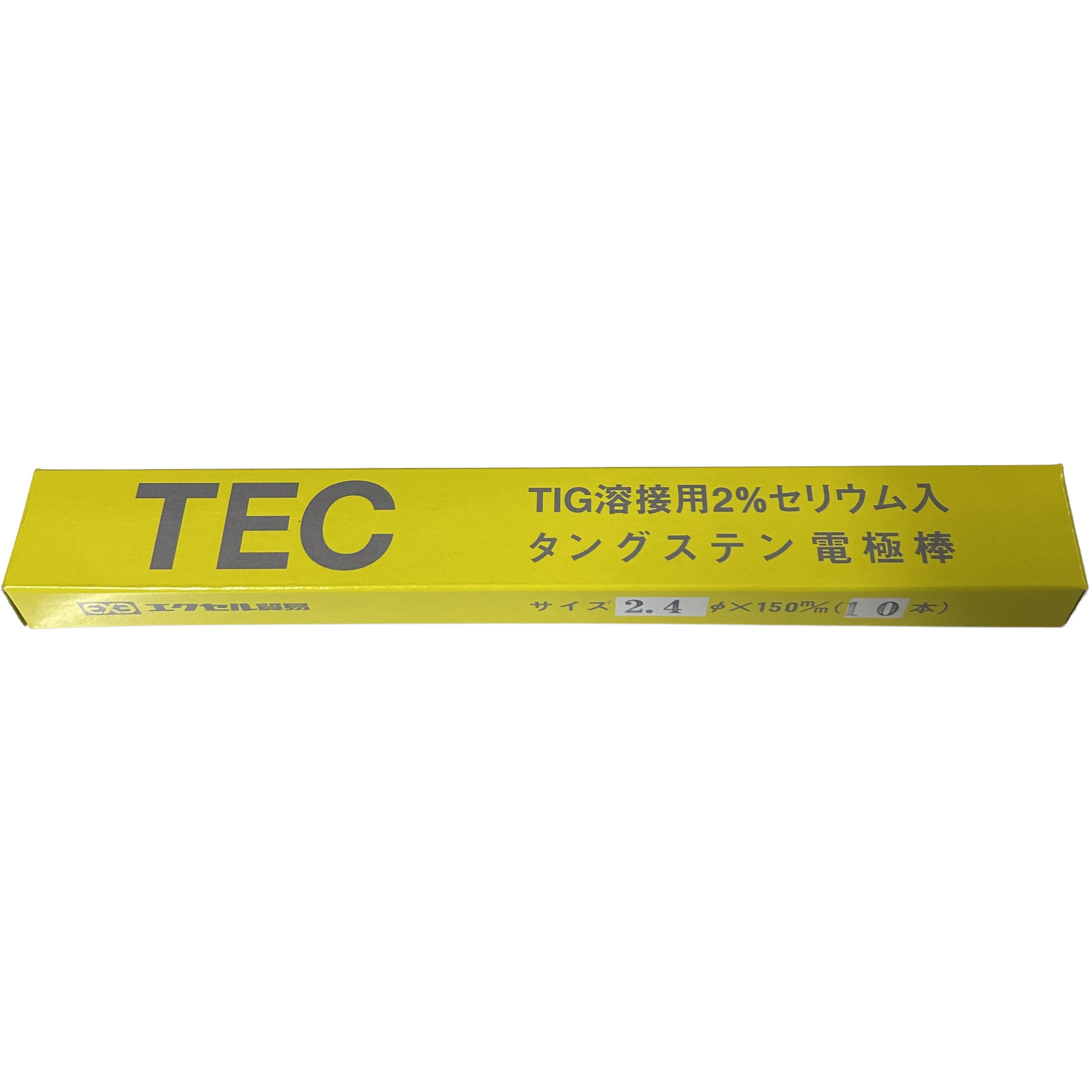 2.4×150 TECセリタン エクセル貿易 棒径2.4mm棒長150mm 1箱(10本 