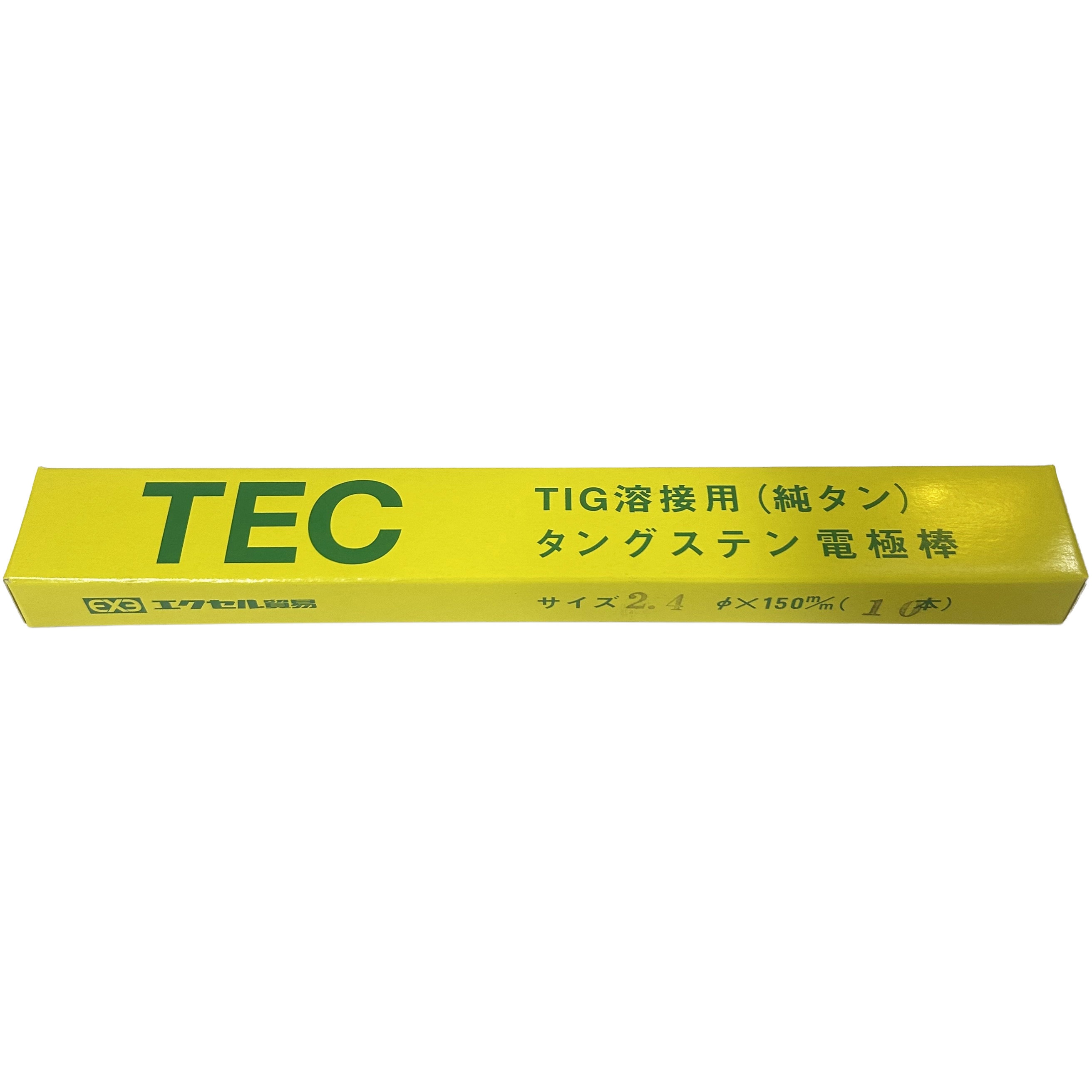 2.4×150 TEC純タン エクセル貿易 棒径2.4mm棒長150mm 1箱(10本 2.4×150 TEC純タン エクセル貿易 棒径2.4mm棒長150mm 1箱(10本