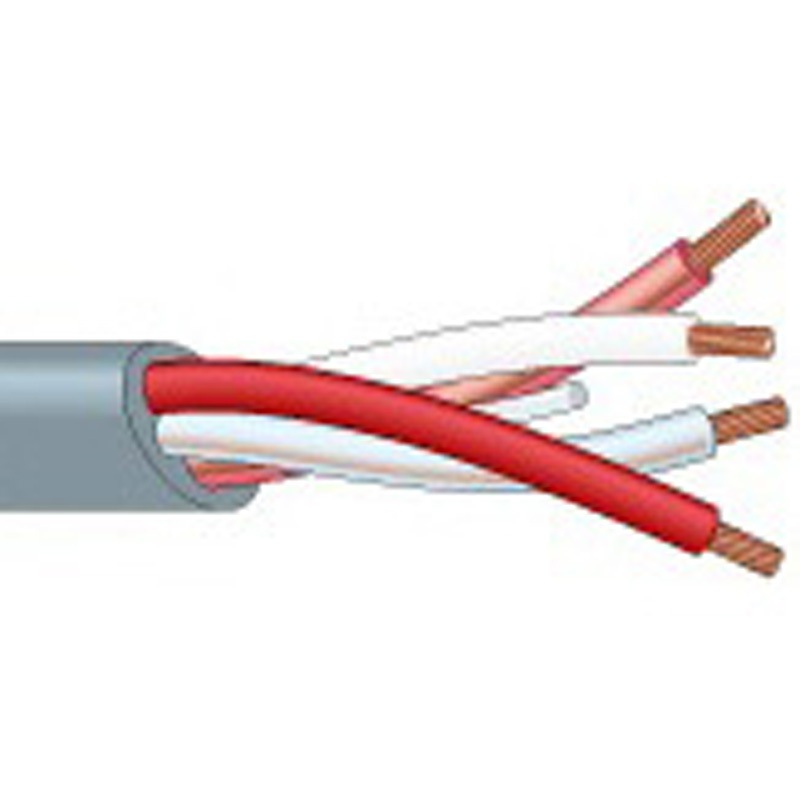 4S12F-Em 200m 灰 4心スピーカケーブル カナレ電気 灰色 質量19/100mkg